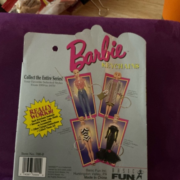 BARBIE Vintage Reproduction Original 1959 Barbie Keychain - Picture 7 of 9